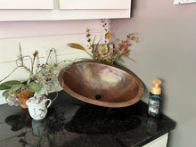 Load image into Gallery viewer, Hand Hammered Copper Sink