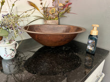 Load image into Gallery viewer, Hand Hammered Copper Sink
