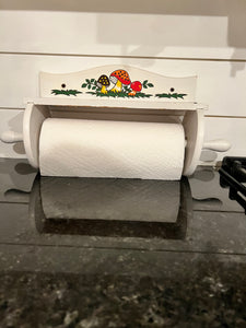 Vintage Sears Roebuck Merry Mushroom Paper Towel Holder
