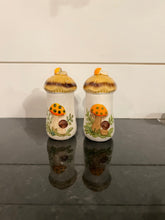 Load image into Gallery viewer, Vintage Sears Roebuck Merry Mushroom Salt and Pepper Shakers

